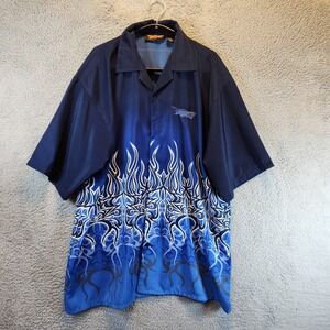 Discount Custom Apparel Las Vegas Shirt Men's 2XL Multicolor Dragon Flames Up